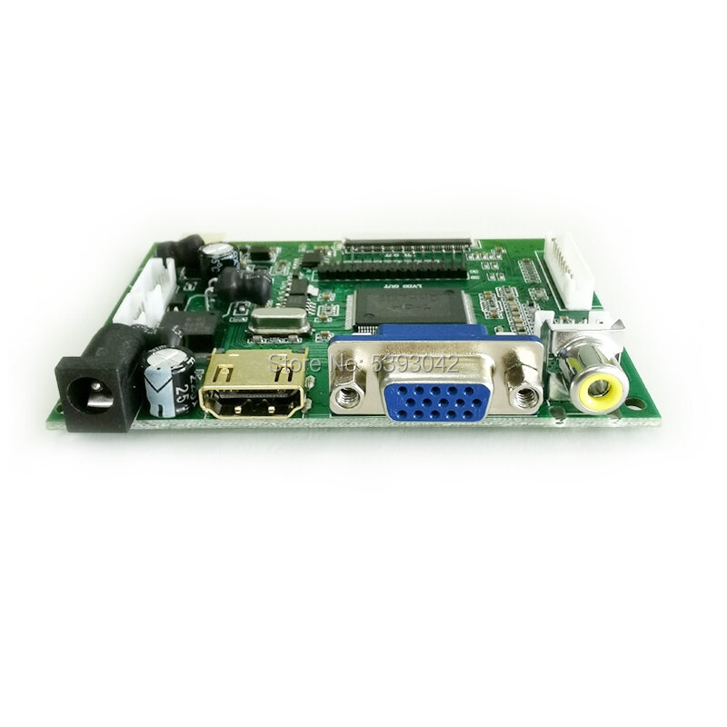 Carte contrôleur de moniteur de matrice LCD, compatible VGA AV 1280x800, 1CCFL LVDS 30 broches, kit de bricolage