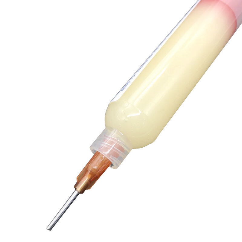 1 Set Needle Shaped 10cc NC-559 ASM PGA BGA SMD  With Flexible Tip Syringe Solder Paste Flux Grease Repair Solde