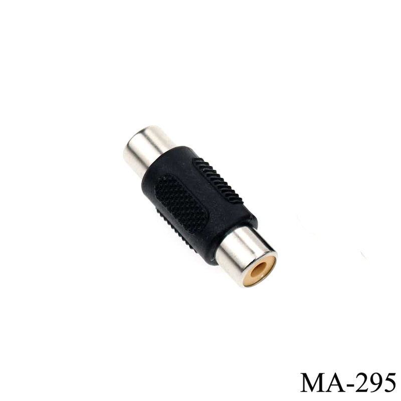 1 piece RCA Female To Female Jack Plug RCA Male To Male Connector AV Cable Plug Video Audio CCTV Extension Adapter