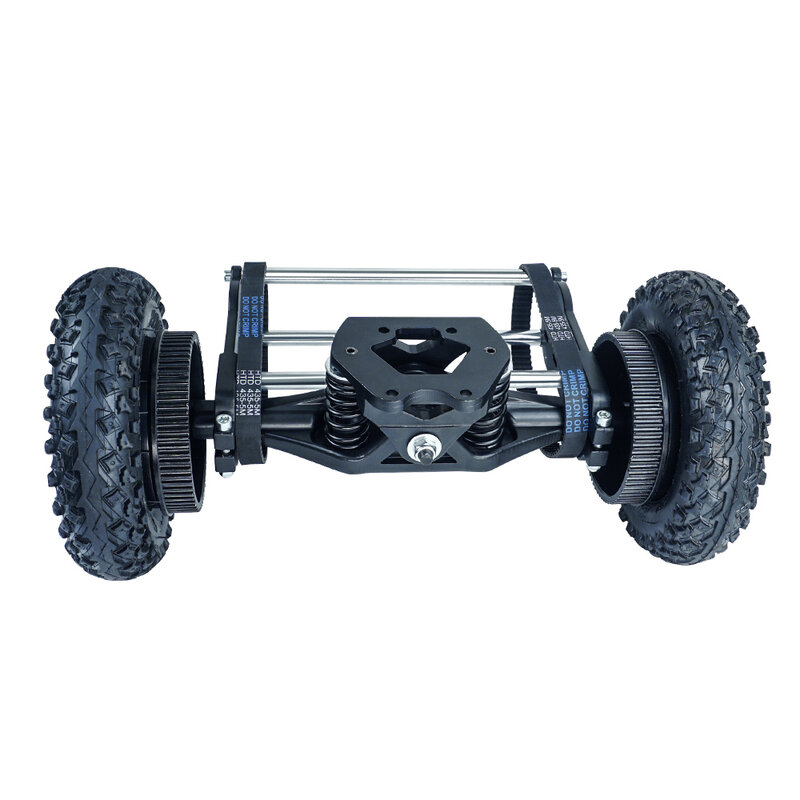 Skateboard Wheels with trucks 16.5"truck With 8'' Pneumatic All Terrain Mountain Wheels and two belt for DIY off road board/ESK8