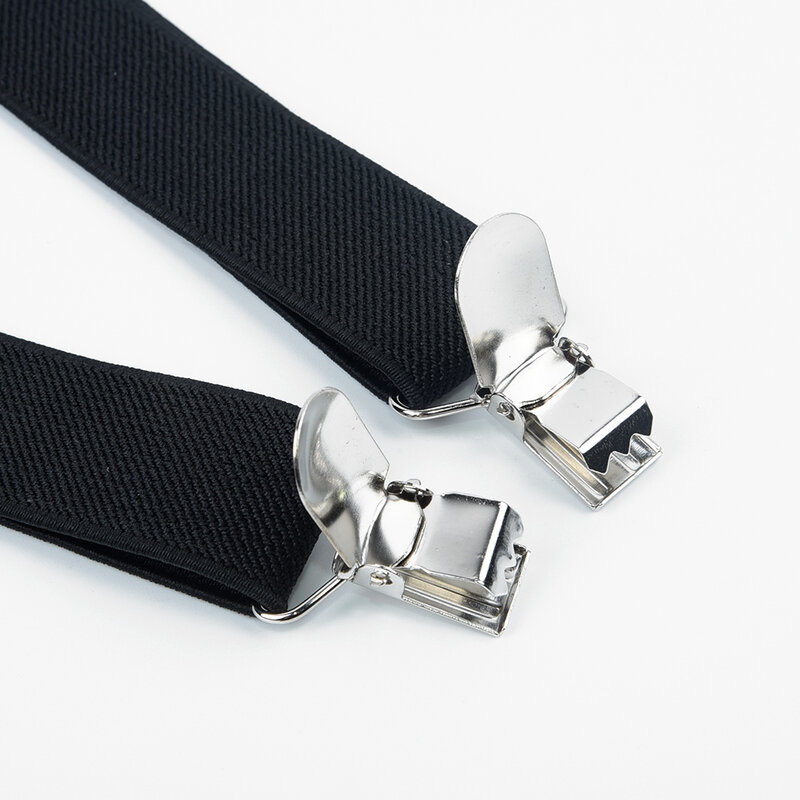 ผู้ชายคลาสสิก All-Match การจับคู่ธุรกิจสวมใส่ Suspenders Braces และ Bow Tie Combo ชุด Homme Stage เครื่องแต่งกายแฟนซี Suspenders ชุด