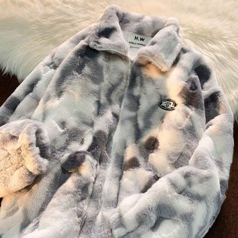 BiggOrange-sudaderas con capucha de lana de cordero para mujer, abrigo grueso de terciopelo, sudadera con forro polar