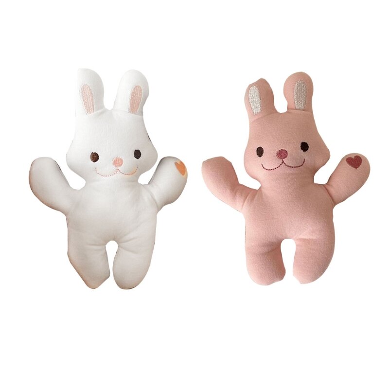 子供のためのウサギの形をした動物のぬいぐるみ,クリスマスパーティーの贈り物,新しい2021