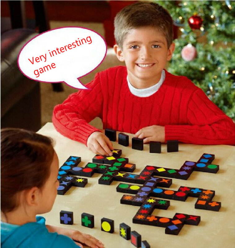 2021 neue kinder Pädagogisches Spielzeug Qwirkle Holz Schach Eltern Kind Interaktive Spiele kinder Erwachsene Spielzeug Geschenke