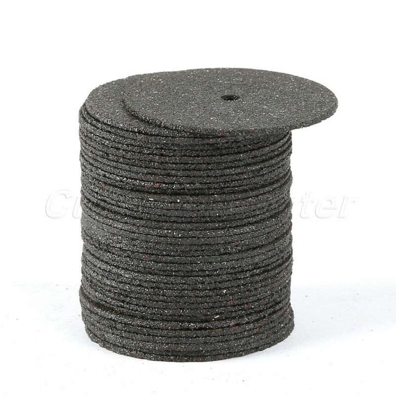 Hot Black 36 Discs Dremel Rotary Tool Cut Off Wheels Disc 24mm Reinforced with 1 Tube 0.6mm thick  cut metal/plastic