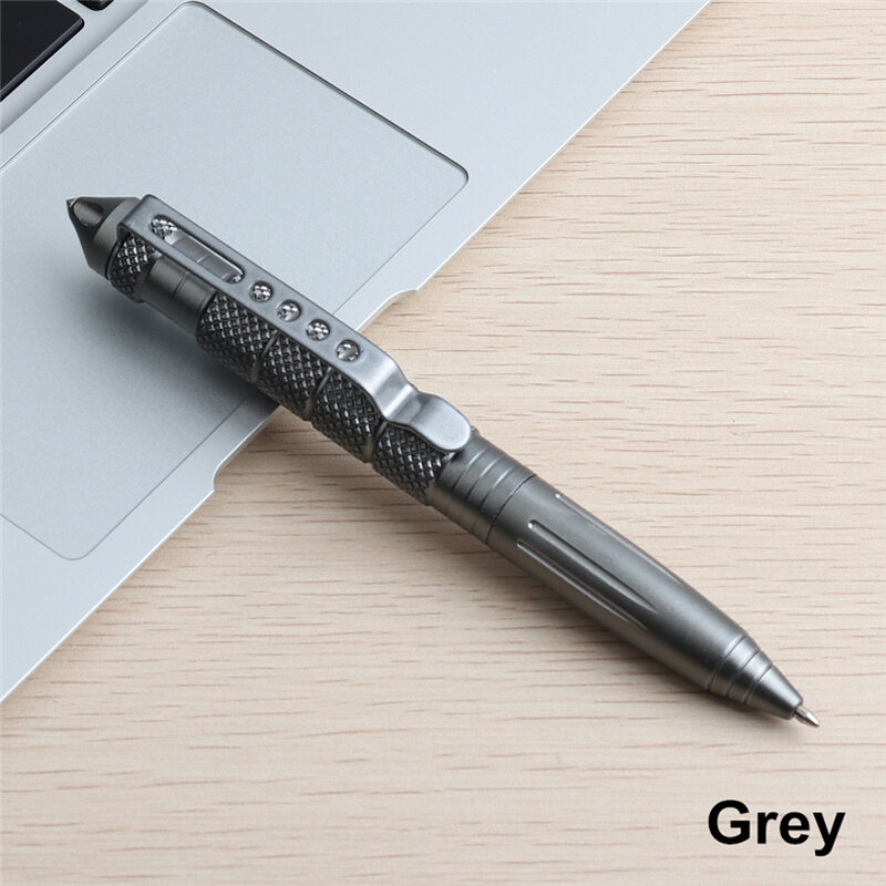 Шариковая ручка из вольфрамовой стали, классический дизайн, полностью металлическая, для самообороны, с окошком, с острым разрывом, для письма, купить 2
