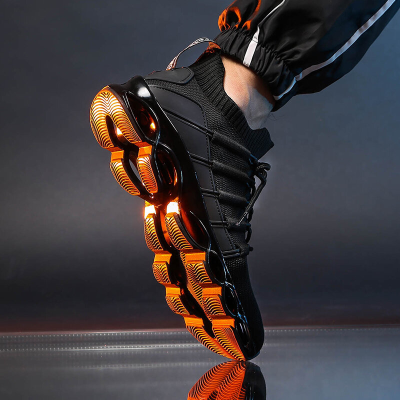 Damyuan męskie buty do biegania męskie trampki obuwie męskie wysokość zwiększenie poduszka powietrzna Jogging buty sportowe oddychające
