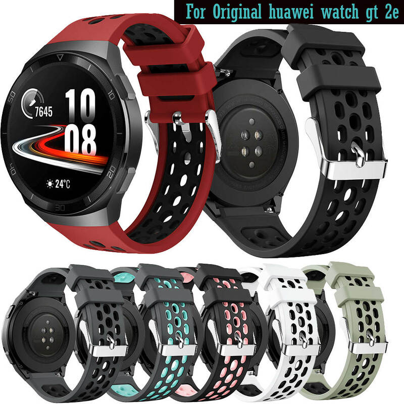 Correa de reloj GT2e de 22mm para Huawei watch GT 2e, pulsera de repuesto original, correa de silicona deportiva, gran oferta