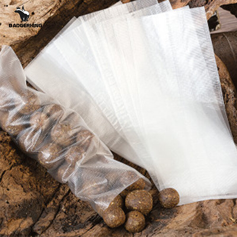 50 sztuk/partia torby PVA do połowów karpiowych szybko rozpuszczająca się torba rozpuszczalna w wodzie