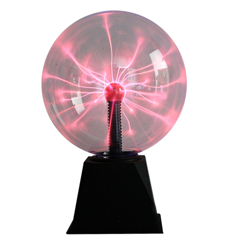 Novidade vidro magia plasma bola luz 3 4 5 6 polegada luzes de mesa esfera nightlight magia plasma noite lâmpada