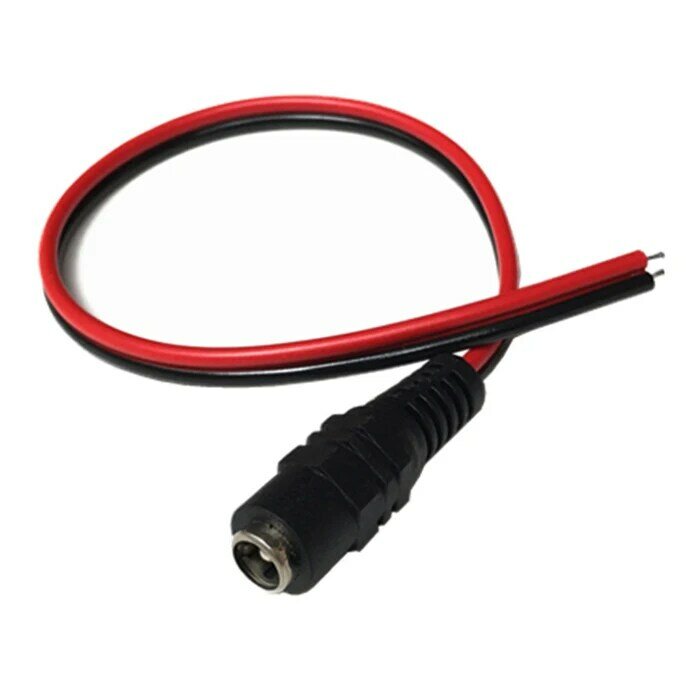10 шт. блок питания постоянного тока красный и черный плоский провод шнур питания постоянного тока штекер/гнездо кабель питания постоянного тока