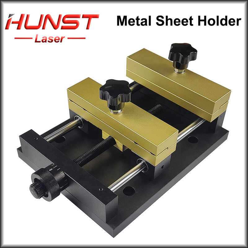 Hunst 레이저 마킹 기계 금속 시트 홀더 첨부 파일 고정 브래킷 금속 고정 장치 섬유 레이저 기계 절단 도구