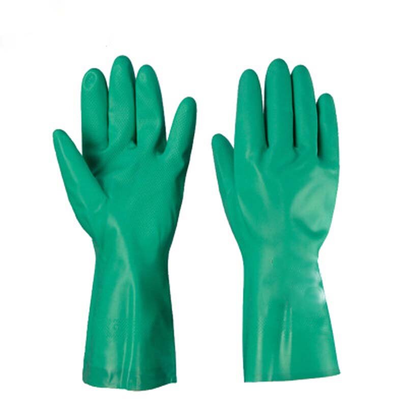 Резиновые защитные перчатки и длинные антихимические Промышленные Латексные Перчатки устойчивые к кислотам и щелочам