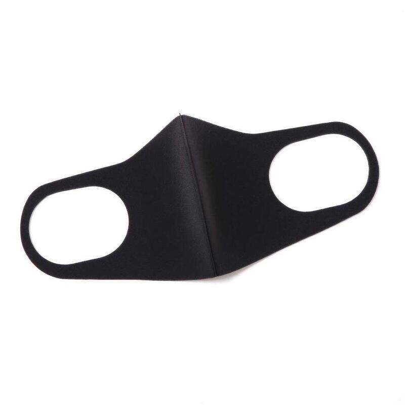 В наличии 50/100 шт PM2.5 kpop модная ткань поли хлопок маска для лица черная моющаяся маска для защиты от маска многоразовая маска