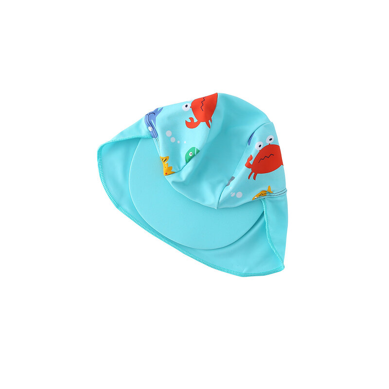Dziecięce czapki plażowe letnie pływanie oddychająca ochrona przed promieniowaniem UV rybak kapelusz przeciwsłoneczny dla chłopców dziewcząt