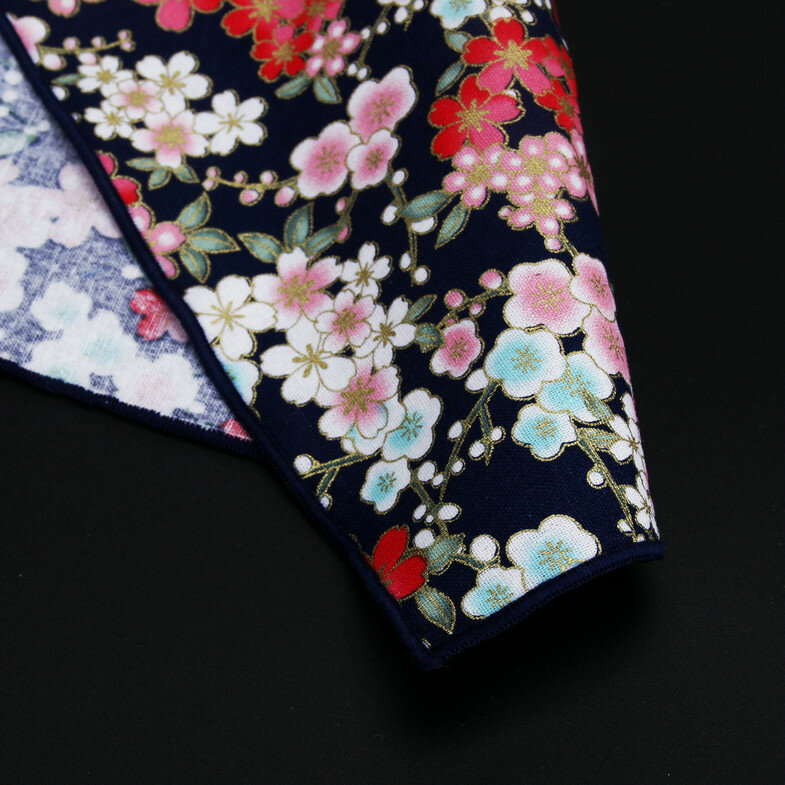 2020 New Style Cotton Retra Fashion Pocket Square Vintage Handkerchief Birds Flower Stars Leaves 24*24cm Hankies Towel Casual