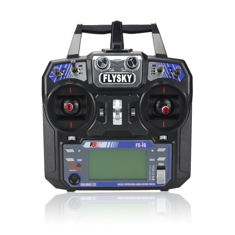 Flysky-FS-i6 FS I6 2,4G 6ch RC, transmisor, controlador, receptor de FS-iA6 para helicóptero, avión, cuadricóptero, planeador, el más nuevo