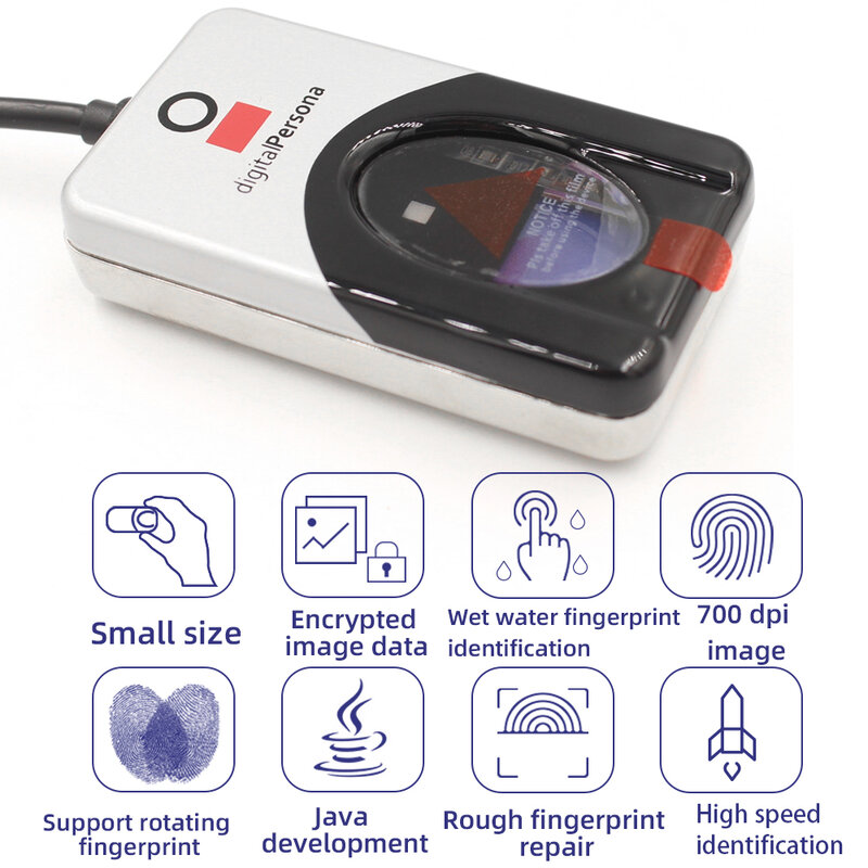 Digitale Persona U Bent U 4500 Biometrische Vingerafdrukscanner Usb Vingerafdruklezer Sensor Uru4500 Api Sdk Gratis