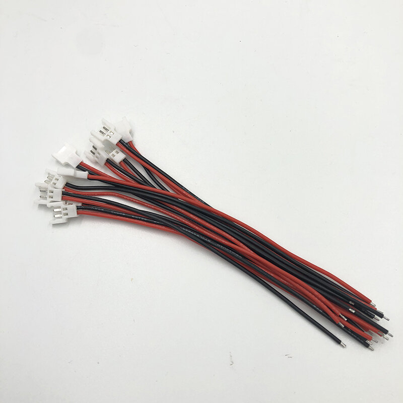 Lipo Battery Wiring Cable for Indoor Drone, 1S, Balance Charger, XH, 2.0mm Pitch Plug, Masculino e Feminino, X5C, Hubsan x4, 10 PCs
