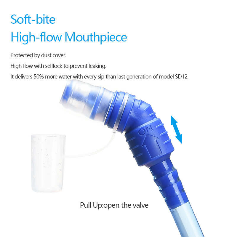 AONIJIE SD51 водный резервуар для воды Гидратация мочевого пузыря пакет сумка для хранения BPA Free - 1L 1.5L 2L 3L беговой гидратации жилет рюкзак