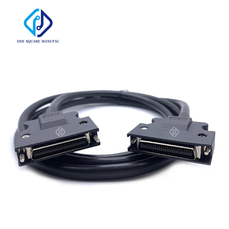 Câble SCSI HPCN50 mâle à mâle, 1.5 mètres, câble percé/soudé, tête femelle, Type de coque en fer