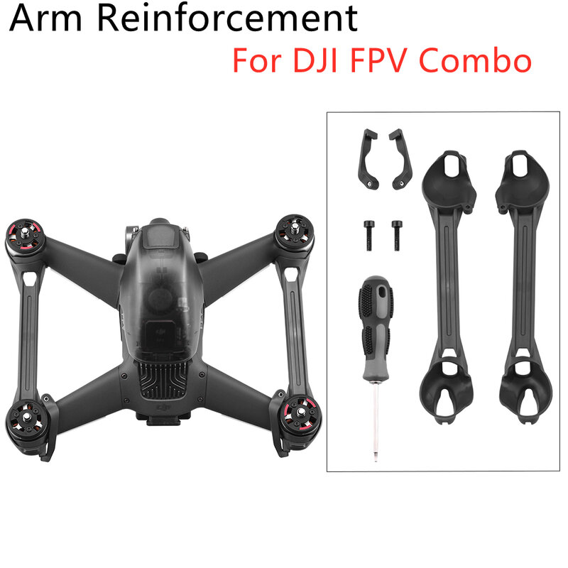 Wzmocnienie ramienia konserwacyjnego dla DJI FPV Combo Drone Arm Bracers Protector dla DJI dron FPV akcesoria zamienne