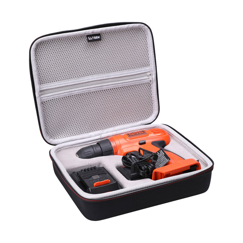 LTGEM Waterproof EVA Hard Case for BLACK+DECKER 20V MAX Cordless Drill / Driver