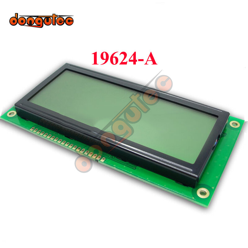 Modulo schermo grafico LCD da 4.37 pollici 20pin 19264A 3.3V 5V blu/bianco/giallo verde/retroilluminazione interfaccia parallela