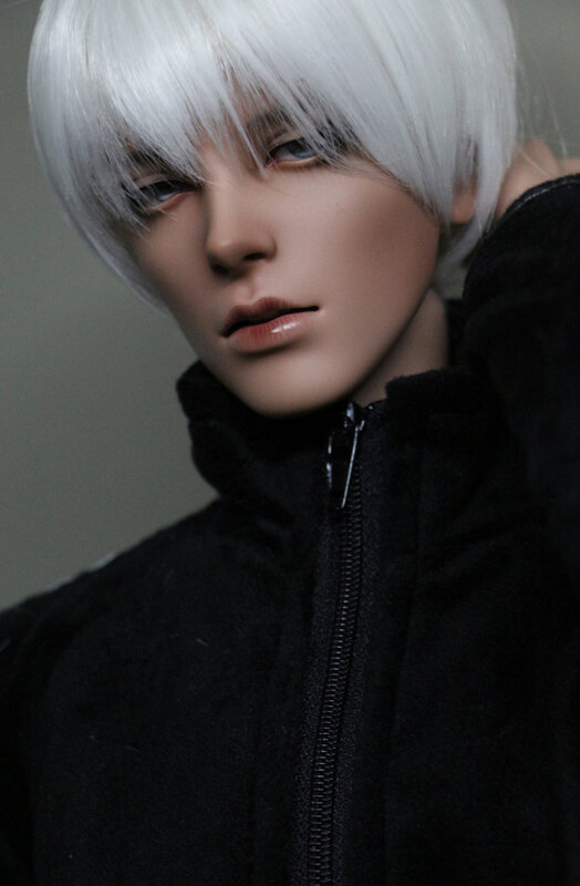 1/3 handsome male hair including teeth (Removable) clear eyes resin High quality