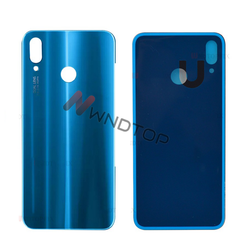 For Huawei P20 Lite Battery Cover Back Glass Door Housing Case For Huawei P20 Lite Back Cover Nova 3e Rear Cover WithCamera Lens