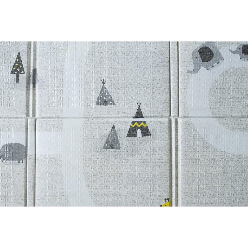 Tapis portatif parklon "chemins forestiers", 140x200 cm