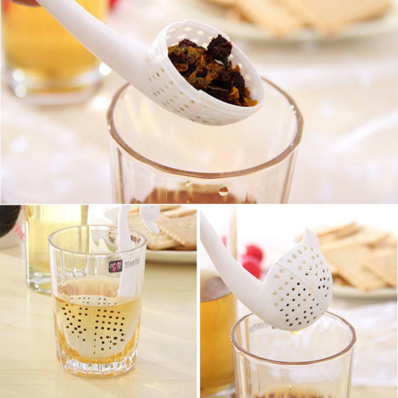 Creativo Swan Tea infusore plastica ecologica elegante Swan Tea infusore cucina domestica accessori da tè vendita