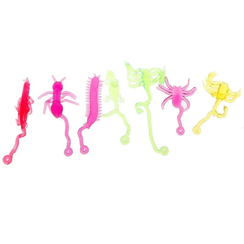 Przyklejony zwariowany owad klasyczne zabawne zabawki dla dzieci wspinaczka ścienna lalka zwierzę Party Favor