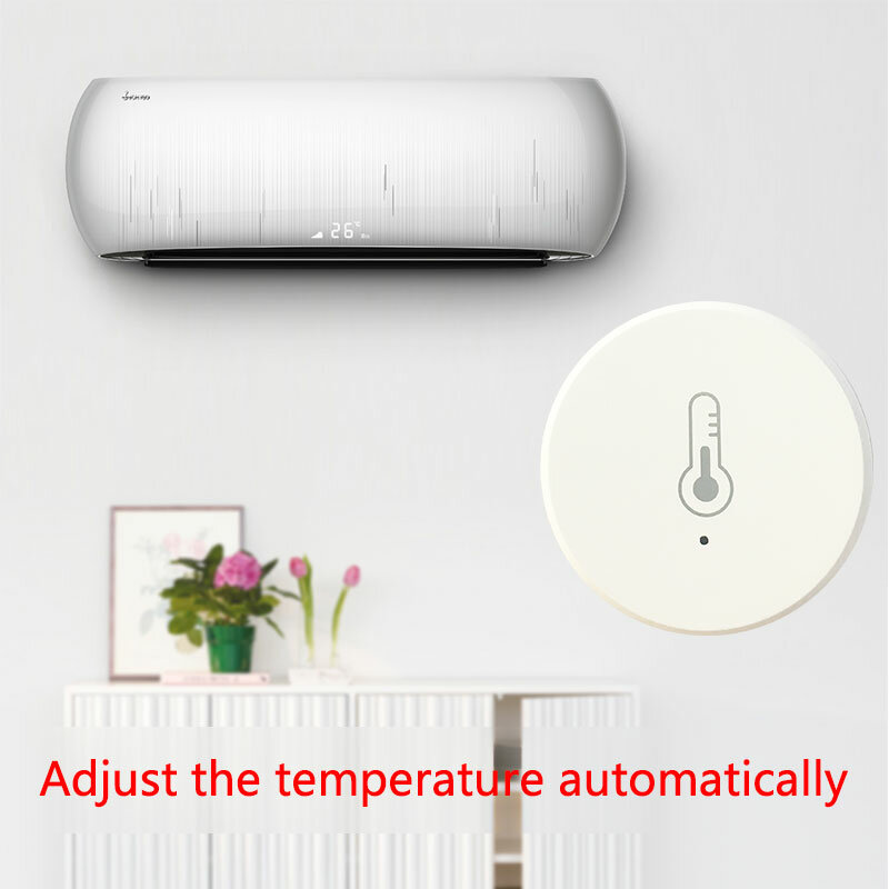 Czujnik temperatury i wilgotności w czasie rzeczywistym Tuya ZigBee działa z inteligentną kontrola aplikacji inteligentną i inteligentną Alexa Google Home