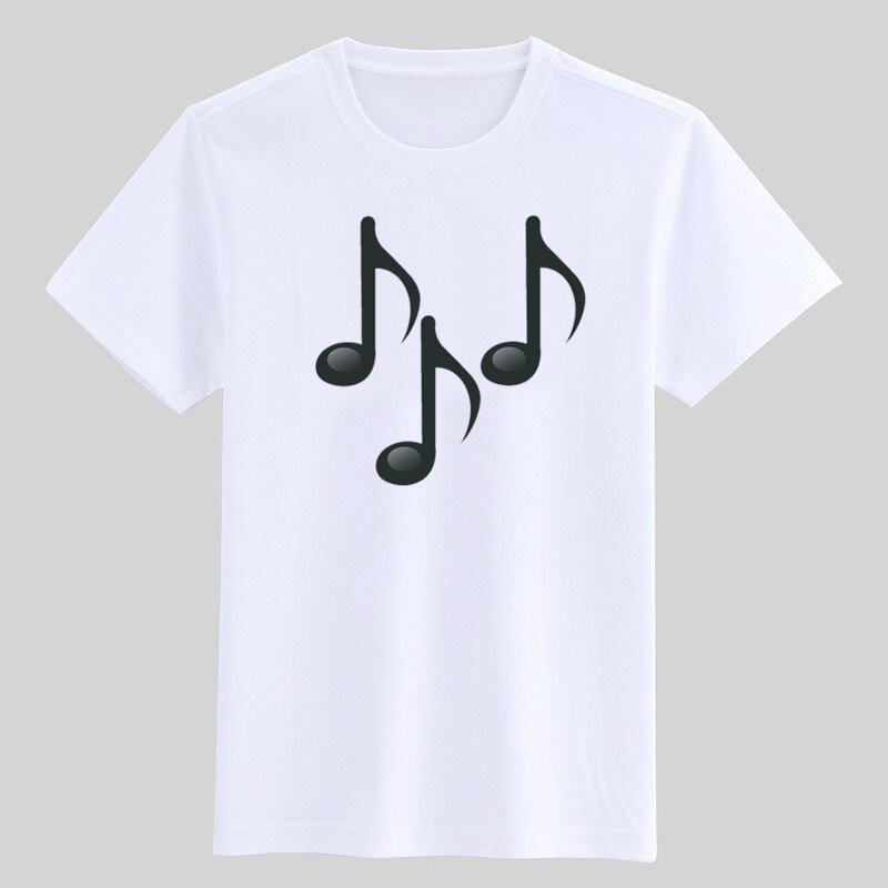 Camiseta para niños y niñas, ropa de música para niños, camisetas con estampado de nota musical para niñas, ropa para niños