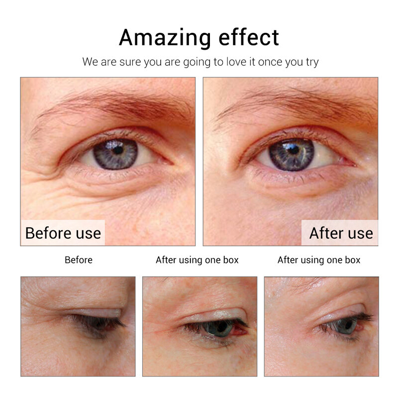 Black Pearl Collagen Mask Natural Moisturizing Gel Eye patches Remove Dark Circles Anti Age Bag Eye Wrinkle 60 Piece Skin Care