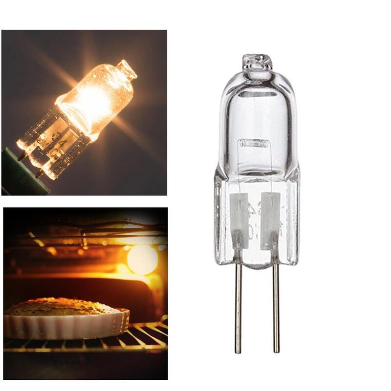 Bombilla de horno G4 de 12V y 20W, lámpara halógena resistente a altas temperaturas, lámpara de pared de araña duradera, Bombilla de repuesto para estufa, 500 ℃