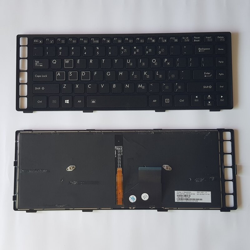 Keyboard X3 Backlit Warna-warni untuk Gigabyte untuk AORUS X3 Plus V3 V4 V5 V6 V7 X3 Plus R7 13.9 'United Korea KR US untuk V138445DS1