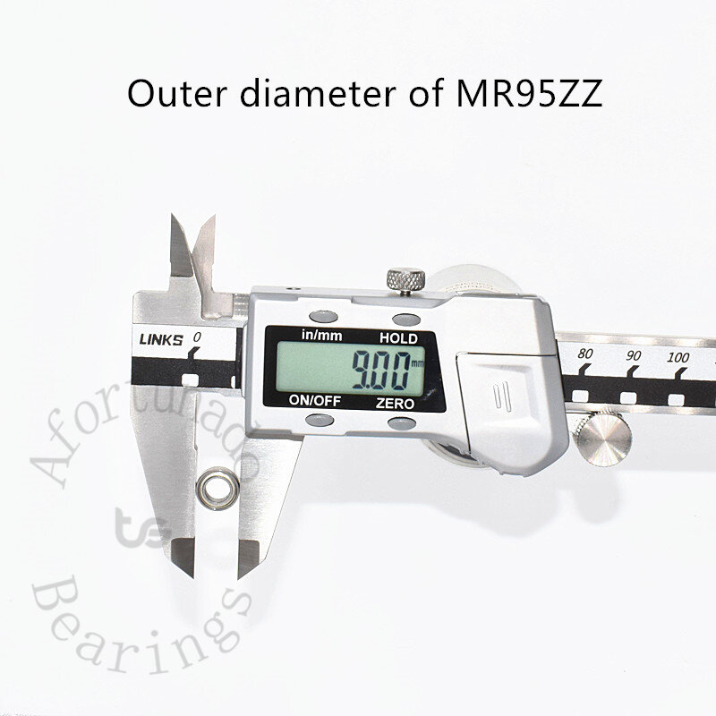 MR95ZZ 미니어처 베어링, 크롬 스틸 금속 밀봉 고속 기계 장비 부품, 10 개, 5*9*3mm, 무료 배송