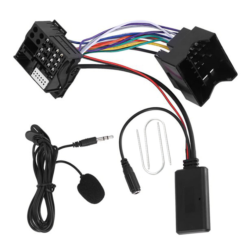Автомобильный Bluetooth 5,0 Aux кабель для микрофона, беспроводная связь, адаптер для вызова для Peugeot Citroen C2 C5 RD4