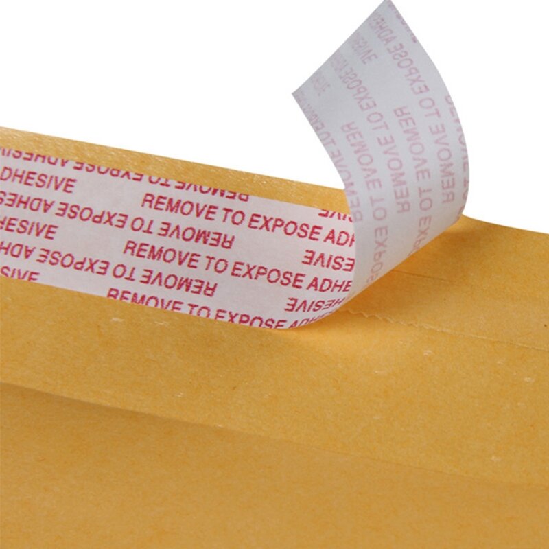 3 Ukuran 10 Buah Kertas Kraft Tas Amplop Gelembung Mailer Amplop Pengiriman Empuk dengan Tas Surat Gelembung Persediaan Bisnis