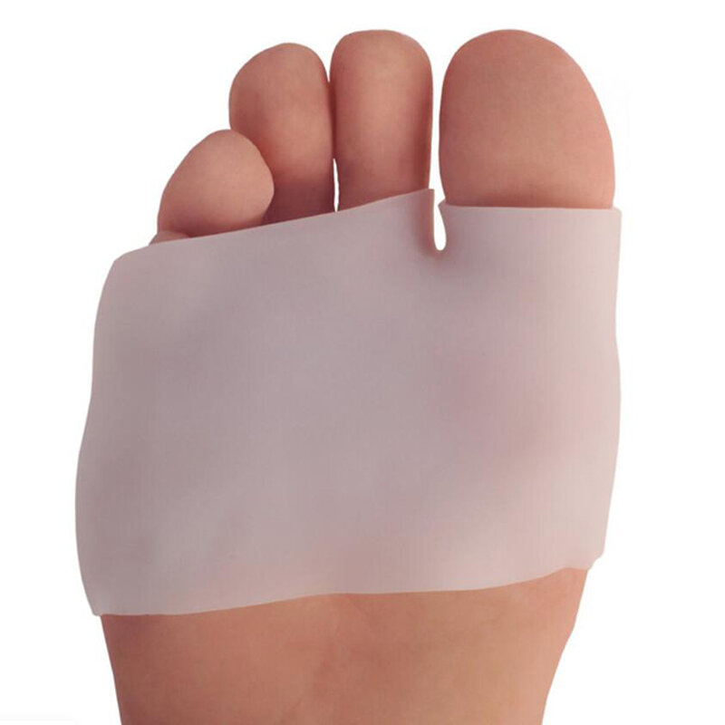 Separador de dedos de los pies de Gel de silicona profesional, plantillas ortopédicas Hallux Valgus, cojín de corrección de dedos, almohadillas para el antepié, 1 par