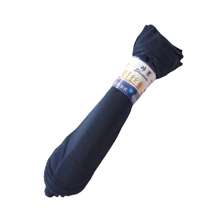 5 paia di calzini estivi da uomo d'affari sottili in seta alta elastica in Nylon traspirante Casual calzini corti da uomo calzini bianchi neri freddi