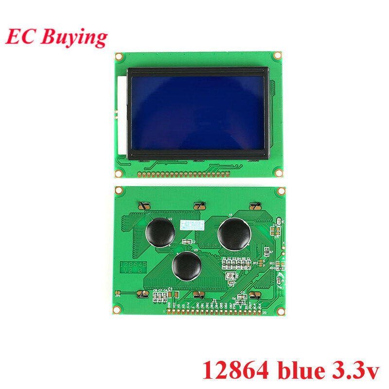 Lcd Module 1602 1602a J204a 2004a 12864 Lcd1602 Display Module Iic I2c 3.3V/5V Voor Arduino Blauw Geel-Groen Scherm Socket