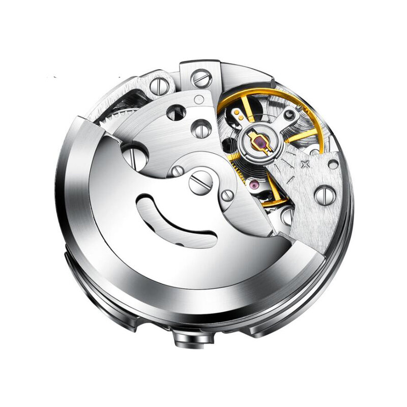 Relógio árabe automático para homens, relógio mecânico, relógio de pulso árabe masculino, urdu, numerais, luxo, automático