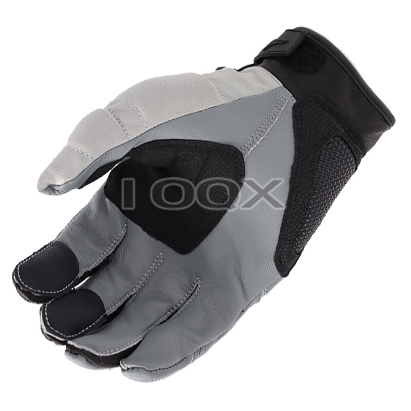 Guantes de Motocross para equipo de ciclismo, guantes de cuero de carreras, color negro y rojo, para BMW GS1200