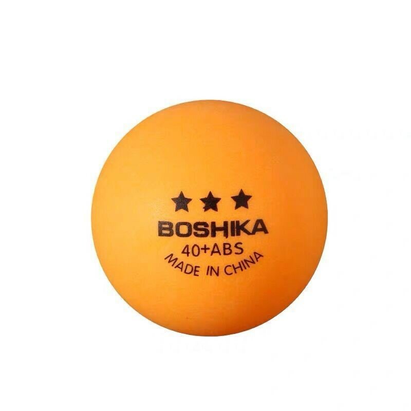BOSHIKA Brand Table Tennis ABS New Material 40+ Resistant Yellow And White Wholesale Price High Quality Ping Pong Balls