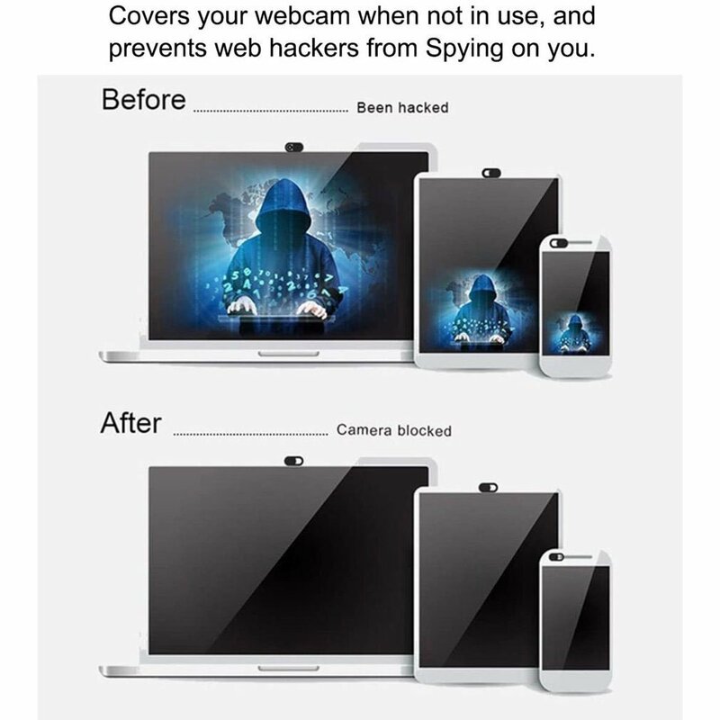 Cubierta de cámara web ultrafina para ordenador portátil, bloqueador deslizante para Macbook Pro/Air iMac, iPhone, teléfono móvil, tableta