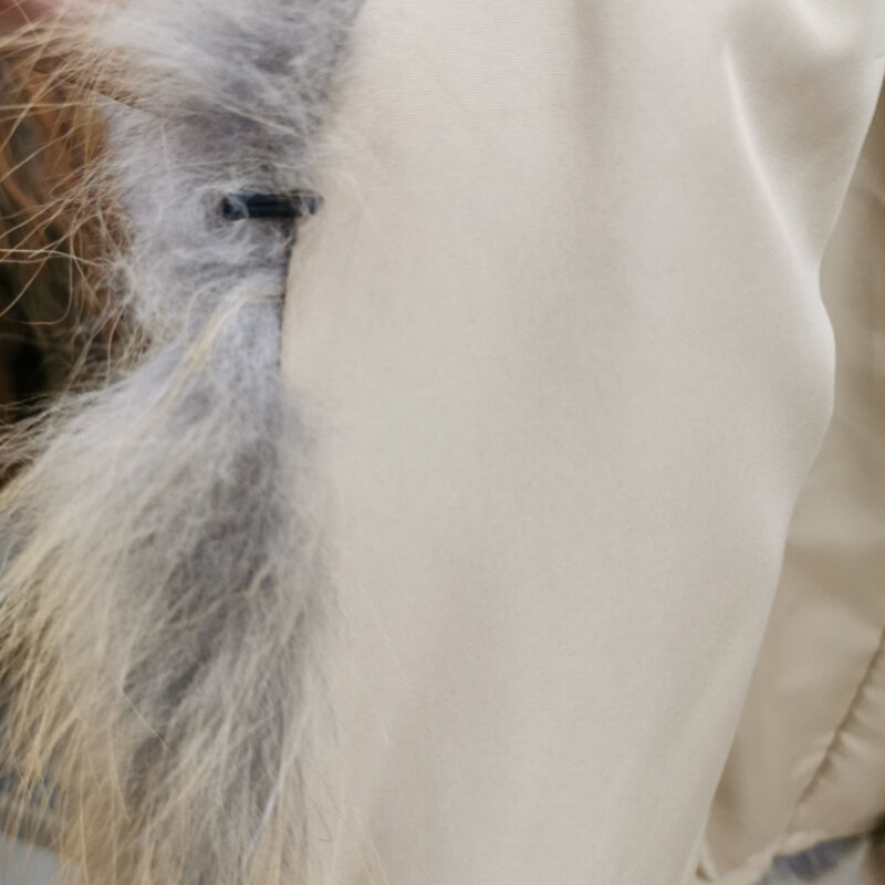 Damska futro z lisa futro naturalne czerwony lis tkany płaszcz zimowa kurtka damska długość 60cm można dostosować