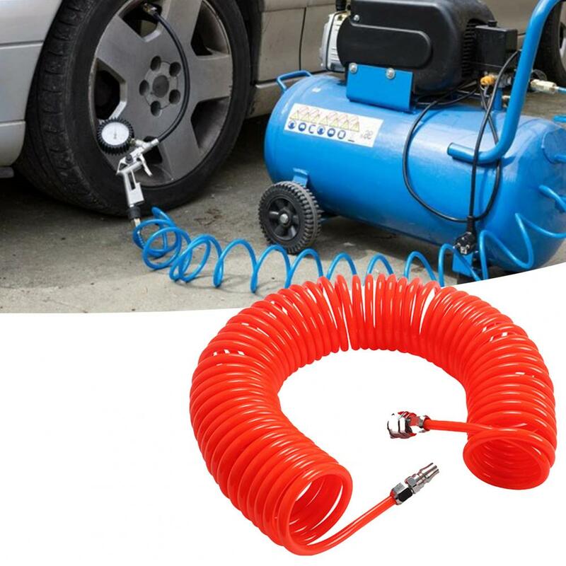 Air Recoils Hose Thickened Hose Wall Alloy Durable Air Blower Recoils Hose Air Compressor Hose Air Blower Recoils Hose